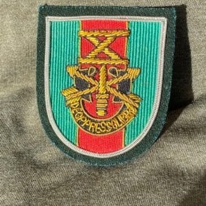 SFA Beret Flash with embroidered SFA Crest